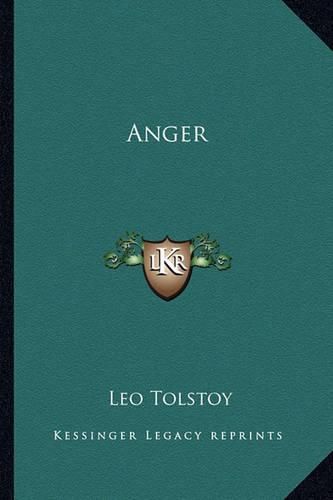 Cover image for Anger