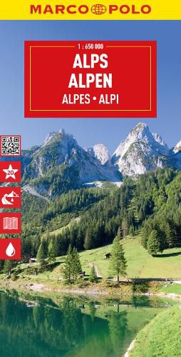 Cover image for Alps Marco Polo Map