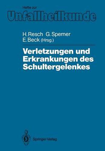 Cover image for Verletzungen und Erkrankungen des Schultergelenkes