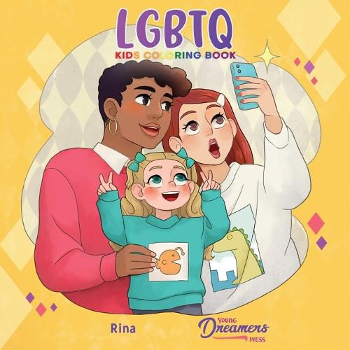 Cover image for LGBTQ Kids Coloring Book: For Kids Ages 4-8, 9-12