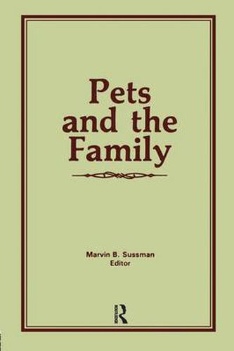 Cover image for Pets and the Family