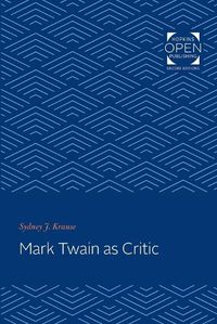 Cover image for Mark Twain as Critic