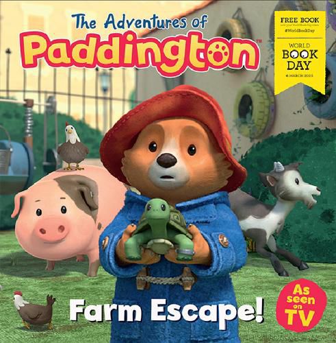 Cover image for The Adventures of Paddington: Farm Escape!: World Book Day 2025