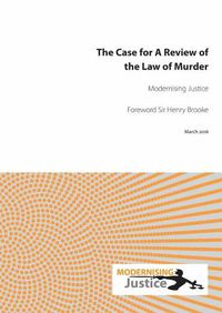 Cover image for The Case for A Review of the Law of Murder