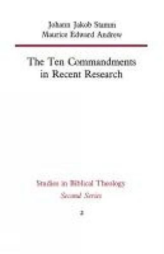 Cover image for The Ten Commandments in Recent Research