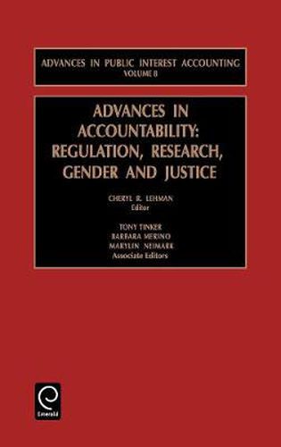 Advances in Accountability: Regulation, Research, Gender and Justice