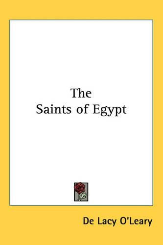 Cover image for The Saints of Egypt