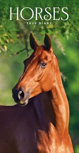 Cover image for 2026 Horses Slim Diary Planner