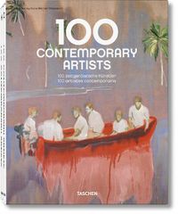 Cover image for 100 Contemporary Artists A-Z