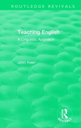 Teaching English: A Linguistic Approach