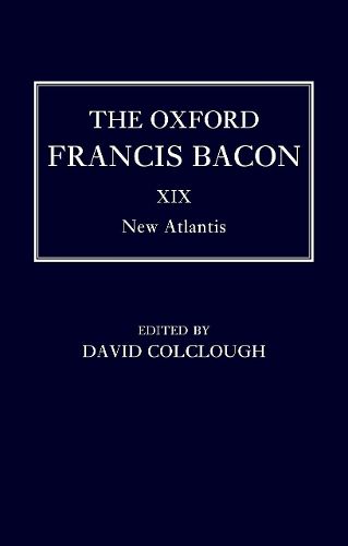 Cover image for The Oxford Francis Bacon XIX