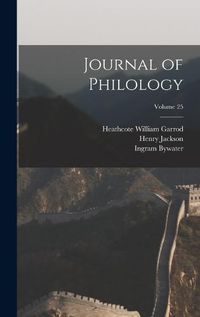 Cover image for Journal of Philology; Volume 25