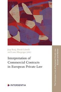 Cover image for Interpretation of Commercial Contracts in European Private Law