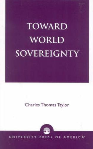 Cover image for Toward World Sovereignty