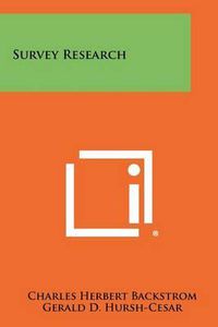 Cover image for Survey Research