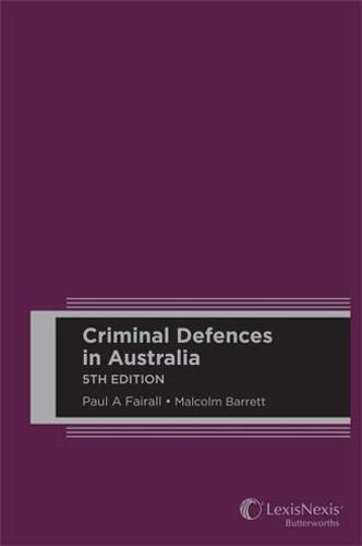 Cover image for Criminal Defences in Australia