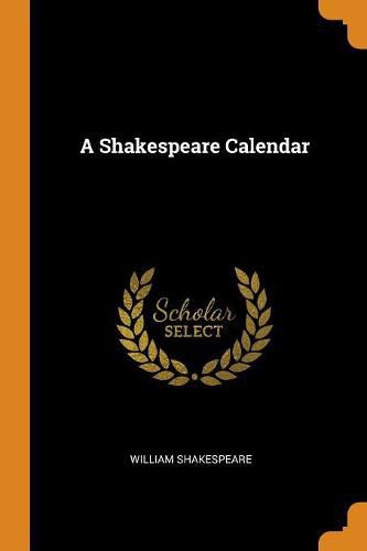 Cover image for A Shakespeare Calendar