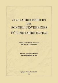 Cover image for 54.-57. Jahresbericht Des Sonnblick-Vereines Fur Die Jahre 1956-1959