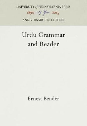 Cover image for Urdu Grammar and Reader