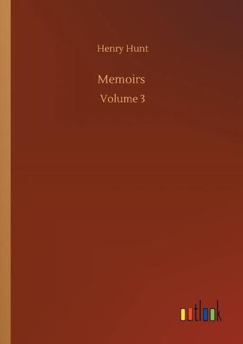 Cover image for Memoirs: Volume 3