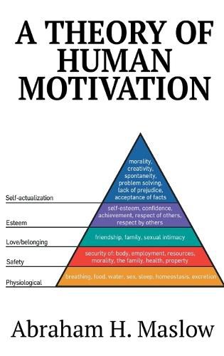 Cover image for A Theory of Human Motivation