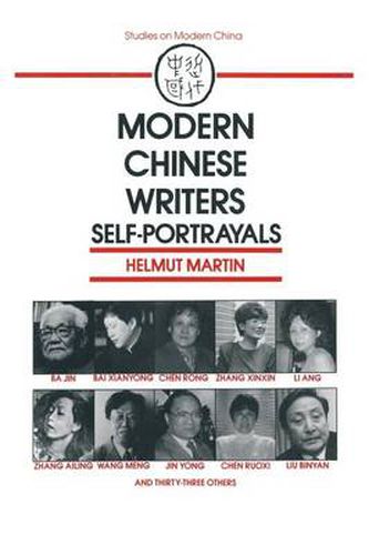 Cover image for Modern Chinese Writers: Self-portrayals: Self-portrayals