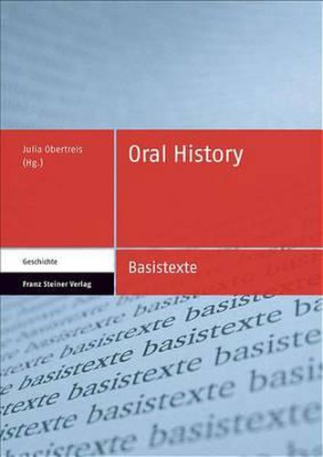 Cover image for Oral History