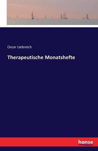 Cover image for Therapeutische Monatshefte