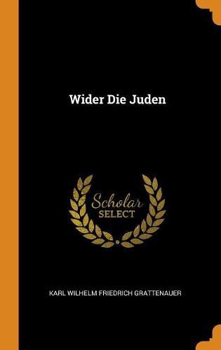 Cover image for Wider Die Juden