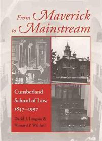 Cover image for From Maverick to Mainstream: Cumberland School of Law, 1847-1997