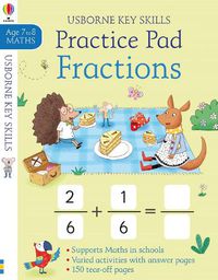 Cover image for Fractions Practice Pad 7-8