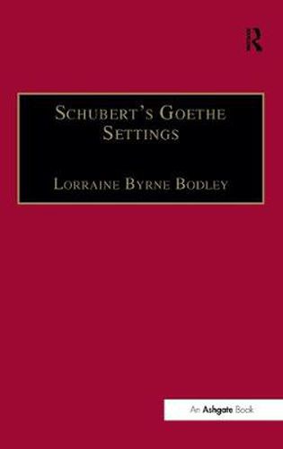 Cover image for Schubert's Goethe Settings