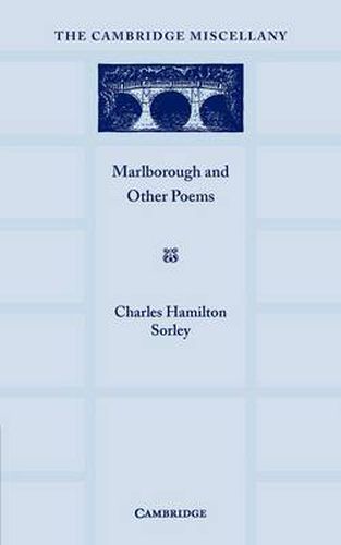 Marlborough and Other Poems