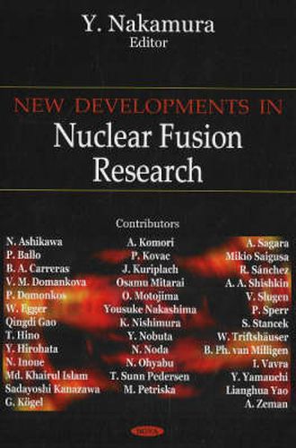 Cover image for New Developments in Nuclear Fusion Research