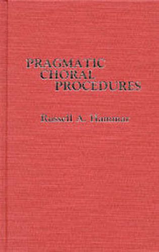 Cover image for Pragmatic Choral Procedures