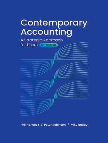 Contemporary Accounting: A Strategic Approach for Users