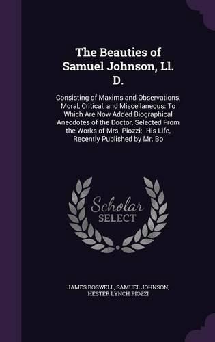 Cover image for The Beauties of Samuel Johnson, Ll. D.