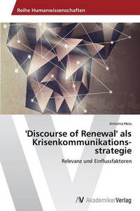 Cover image for 'Discourse of Renewal' als Krisenkommunikations-strategie