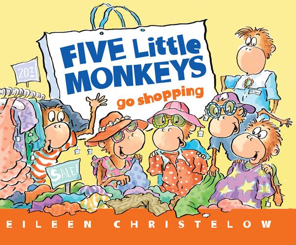 Cover image for Five Little Monkeys Go Shopping