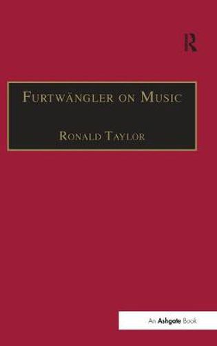 Cover image for Furtwangler on Music: Essays and Addresses by Wilhelm Furtwangler