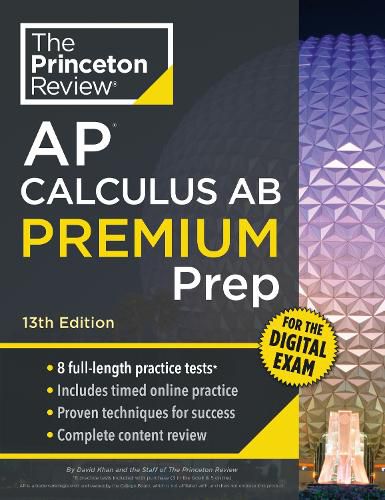 Cover image for Princeton Review AP Calculus AB Premium Prep, 13th Edition