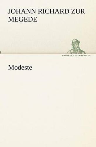 Cover image for Modeste