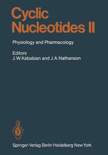 Cover image for Cyclic Nucleotides: Part II: Physiology and Pharmacology