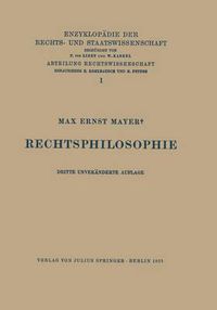 Cover image for Rechtsphilosophie