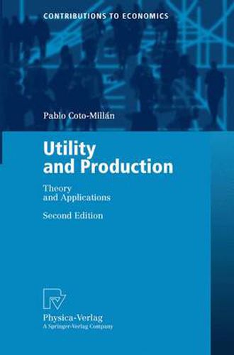 Cover image for Utility and Production: Theory and Applications