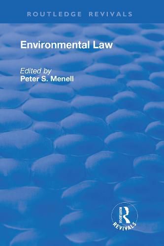 Cover image for Environmental Law