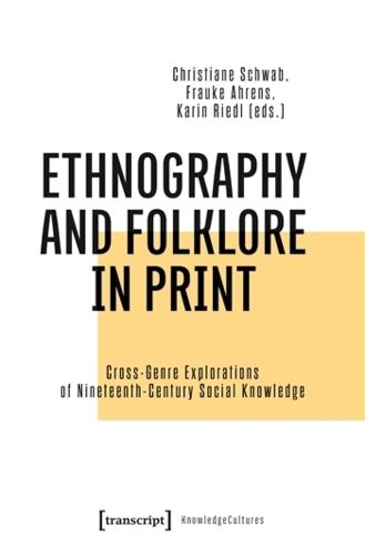 Ethnography and Folklore in Print