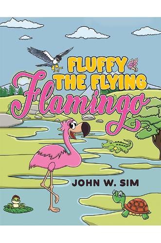 Cover image for Fluffy the Flying Flamingo