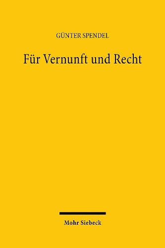 Cover image for Fur Vernunft und Recht: Zwoelf Studien