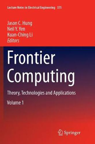 Cover image for Frontier Computing: Theory, Technologies and Applications